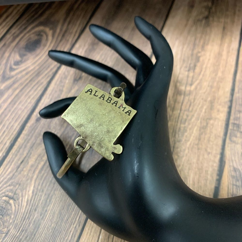 Brass Alabama State Bracelet‎